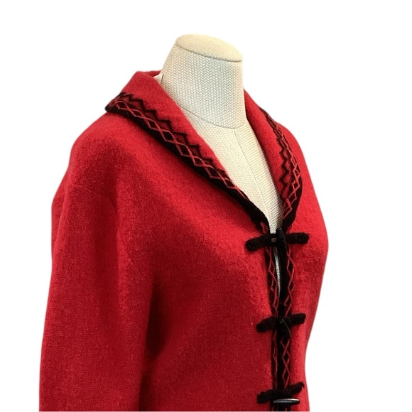 Vintage Christopher & Banks Wool Jacket Red - Picture 7 of 12